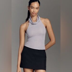 Anthropologie Pilcro Halter Cowl-Neck Tank Top- sz M
